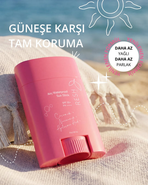 Güneşe Karşı Tam Koruma☀️💗
Resh Lab Suya Dayanıklı Stick Güneş Koruyucu; kalıntı bırakmayan formülü ve makyaj üzerine uygulanabilen tasarımıyla gün içinde güneş korumasını yenilemenin en pratik yolu!
🌞 SPF50+ PA++++ yüksek koruma
💧 Suya dayanıklı formül
✨ Yağlı his bırakmayan hafif yapı
👜 Pratik uygulama
💄 Makyaj üstüne kullanım
Her an, her yerde güneşe karşı güçlü koruma için kokoma.com.tr’de keşfet🩷

#sunstick #stickgüneşkremi #reshlab