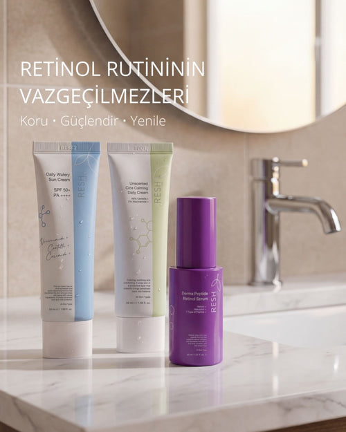 Günlük koruma + bakım + onarım🤍
SPF50+ PA++++ ile cildini koru,
Centella’nın gücü ile yatıştır ve güçlendir,
Retinol ile yenilenmeyi destekle😍
Daha ışıltılı bir cilt için ihtiyacın olan rutini keşfet!
#reshlab #cicacream #retinol #spf