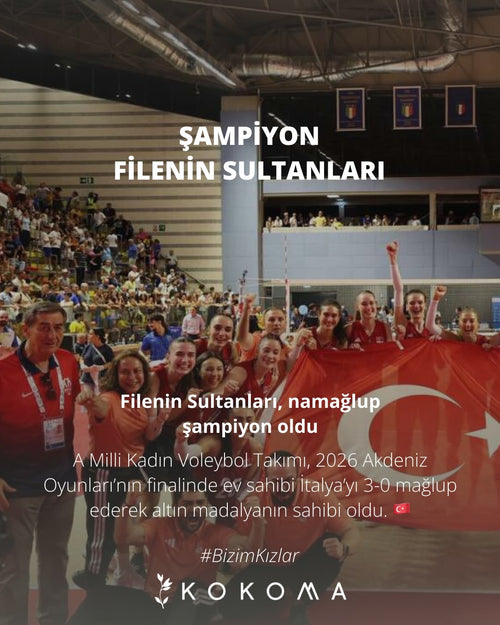 Zafer Bayramı’nın gururunu bir zaferle daha taçlandırıyoruz. 🇹🇷🏆
Filenin Sultanları, Akdeniz Oyunları’nda namağlup şampiyon!
Millilerimiz finalde İtalya’yı 3-0 mağlup ederek altın madalyanın sahibi oldu. ❤️🤍
Tebrikler Filenin Sultanları! 🇹🇷✨