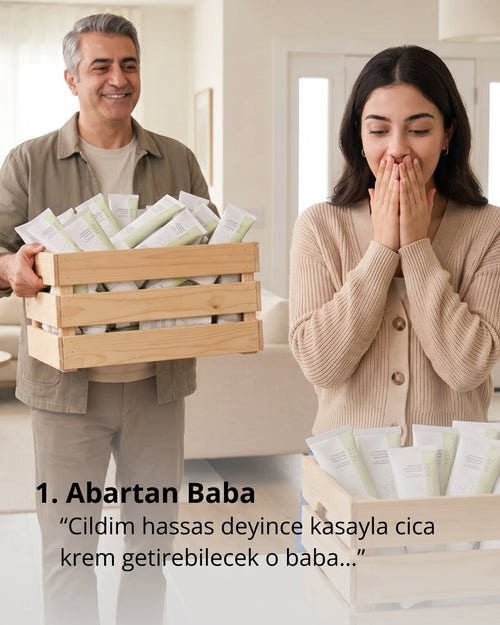 Bir baba atasözü der ki;

“Eve vardın mı?”🫶🏻
“Güneş kremini sürdün mü?”🌞
“Yine mi makyaj malzemesi aldın?”😣
“Al kartımı, istediklerini alırsın”🌸
“Bir şey yedin mi?”🤗

Her babanın “Seni seviyorum” deme şekli farklı olduğu gibi, cilt bakımına bakış açısı da farklıdır…😅İyi ki varlar. Peki senin baban hangisi?👀

Tüm babaların Babalar Günü kutlu olsun. 👨‍👧‍👦