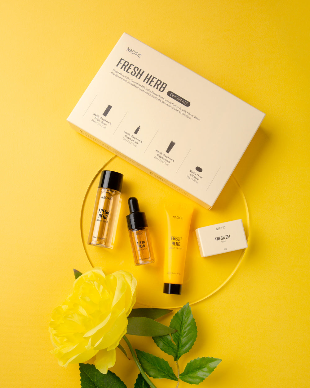 Nacific Fresh Herb Origin Kit Nemlendirici Cilt Bakım Seti KOKOMA