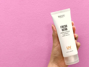 En sevilen güneş koruyucu şimdi stokta! Nacific Fresh Herb Origin Sun Block'u keşfet