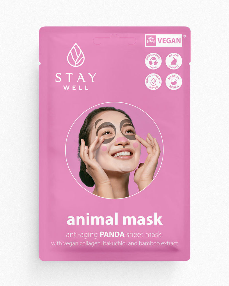 Stay Well Anti-Aging Animal Sheet Mask Panda