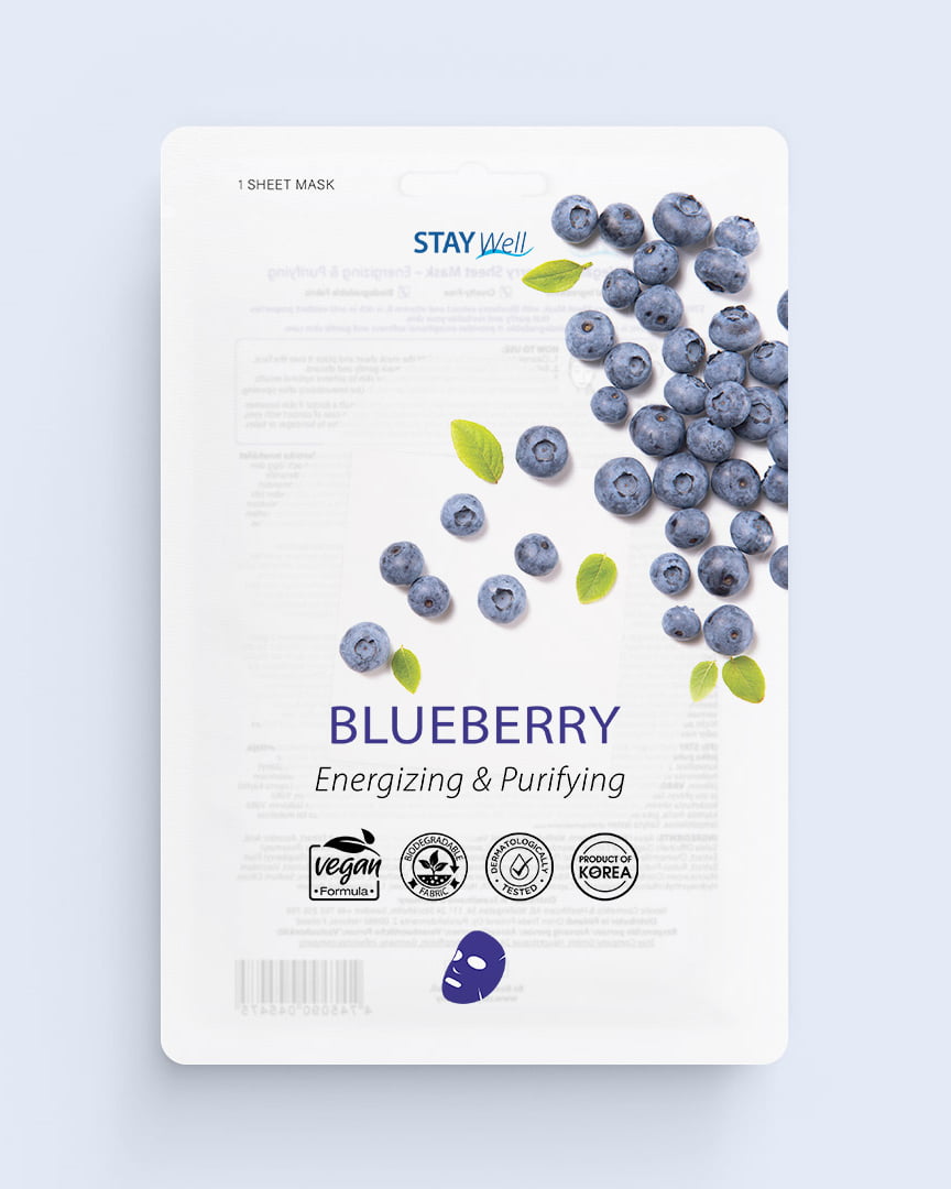 Stay Well Blueberry Energizing & Purifying Mask