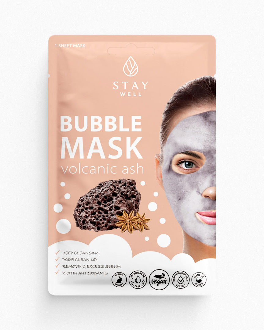 Stay Well Deep Cleansing Bubble Mask Volcanic Ash